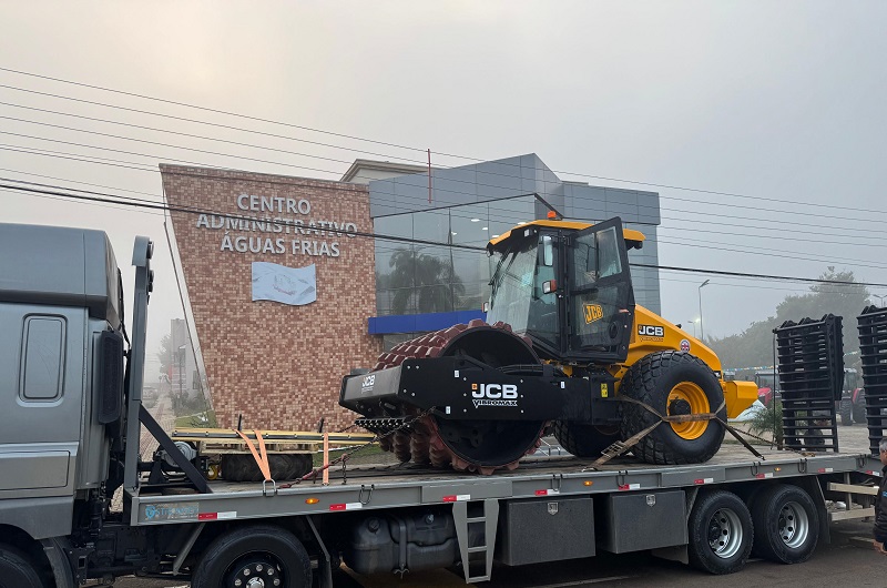 Novo rolo compactador (Foto: Divulgação)