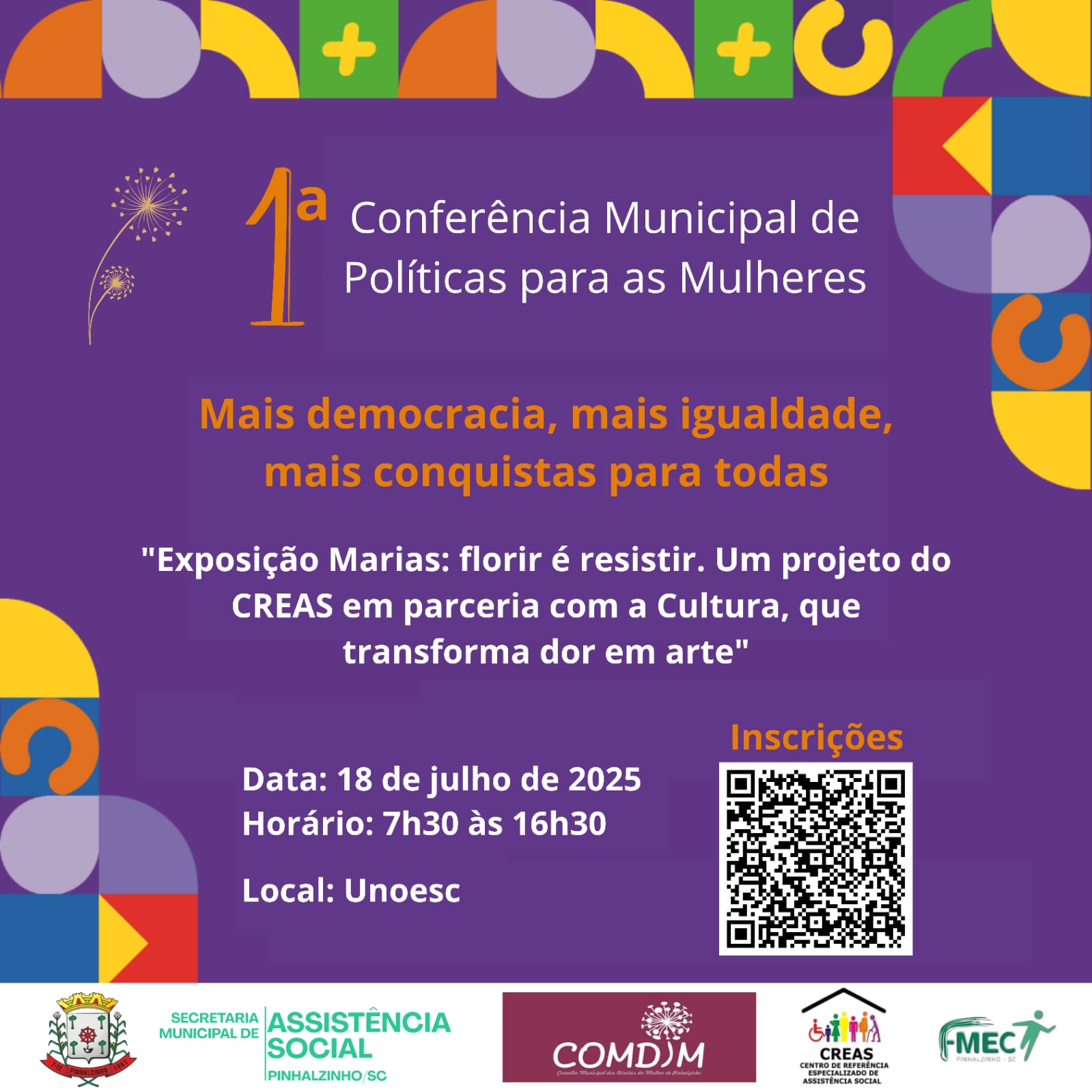 Projeto “Marias” transforma dor em arte e será lançado na 1ª Conferência Municipal de Políticas para as Mulheres