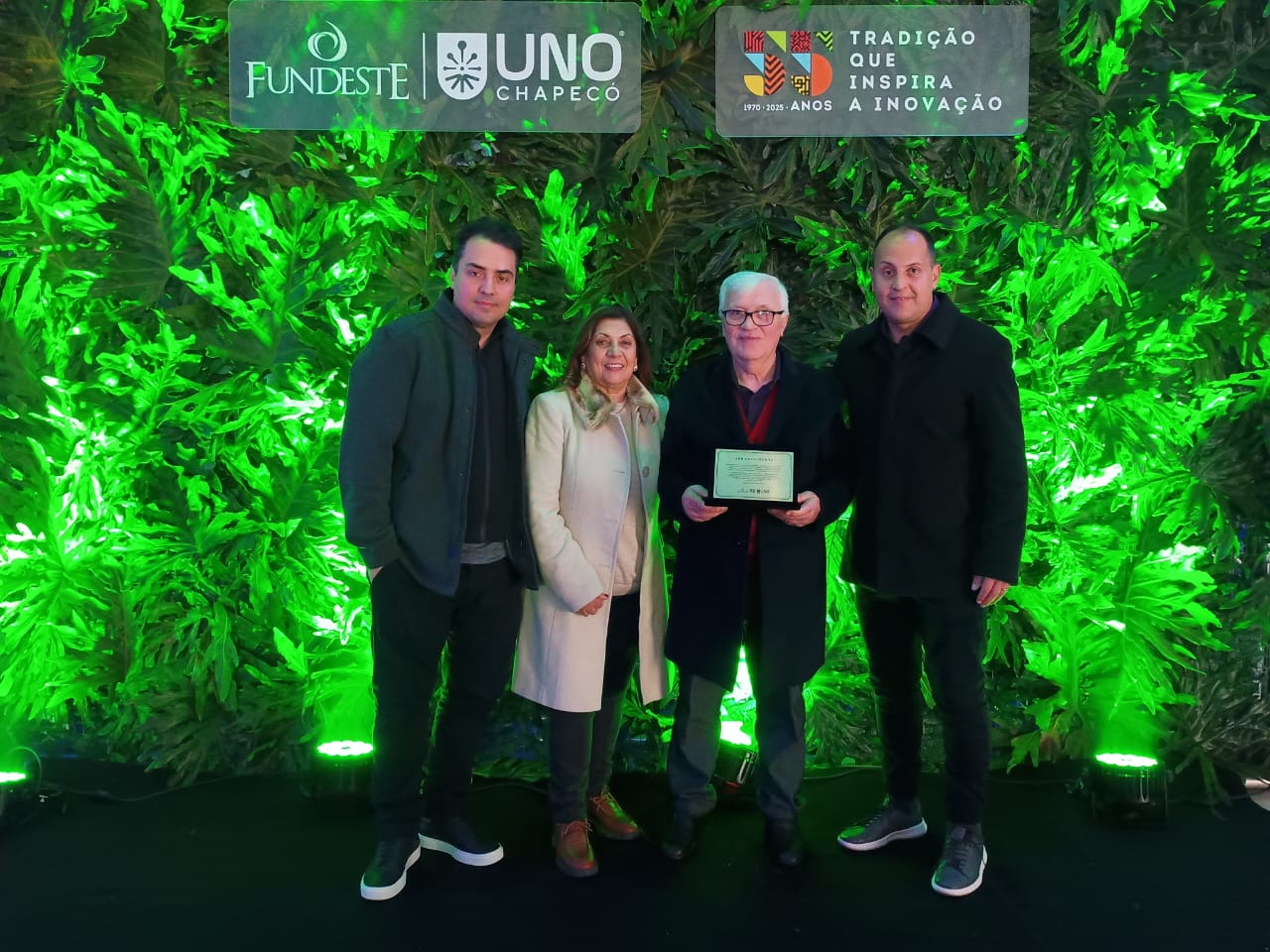 Clenio Razera foi homenageado pela Fundeste (Foto: Divulgação)