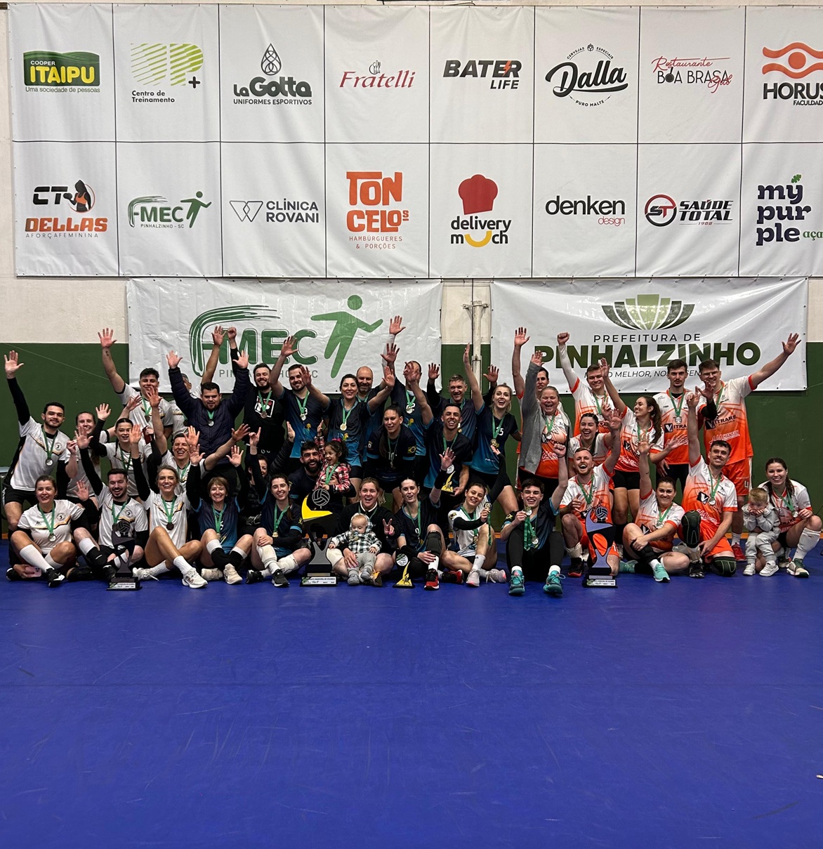Campeonato de Vôlei Misto foi mais uma vez um sucesso (Foto: Ascom)