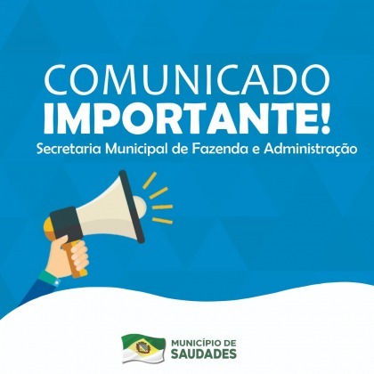 Comunicado (Foto: Divulgação)