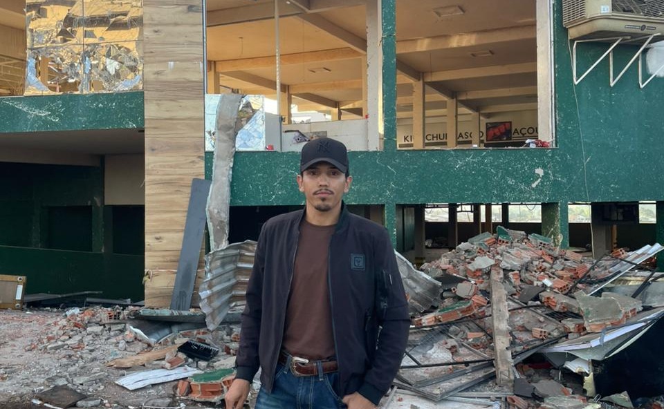 Em carros próprios, músico de Sul Brasil e amigos levam doações ao Paraná