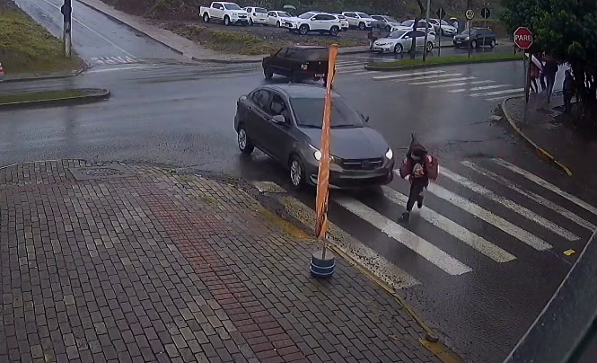 Menor teve ferimentos devido ao impacto (Foto: Divulgação)