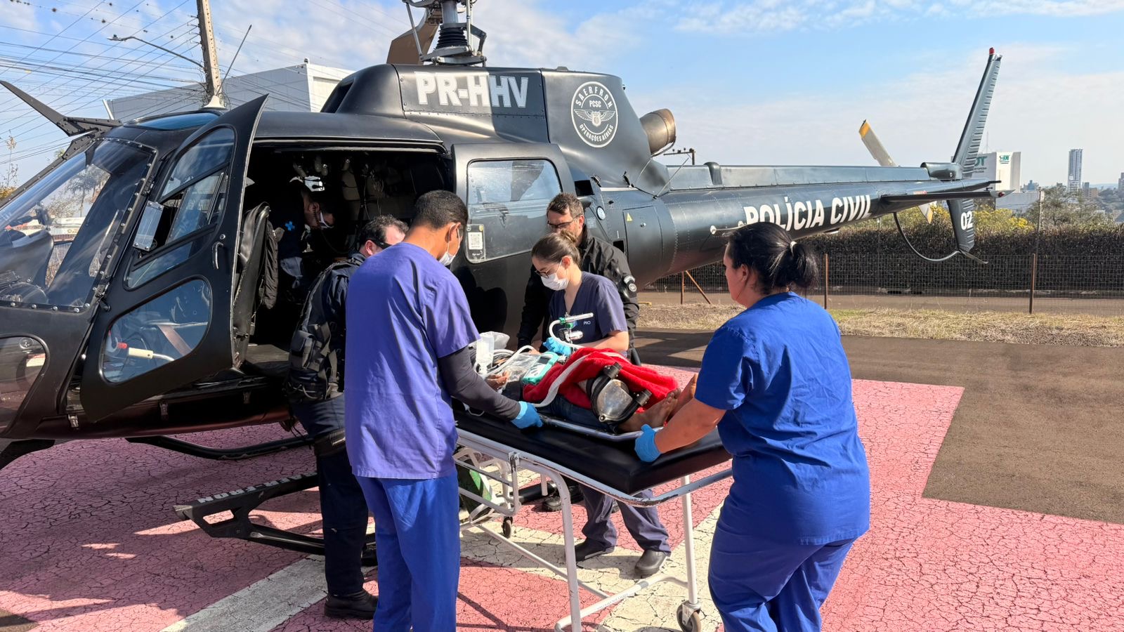 Acidente gravíssimo envolve criança em Chapecó