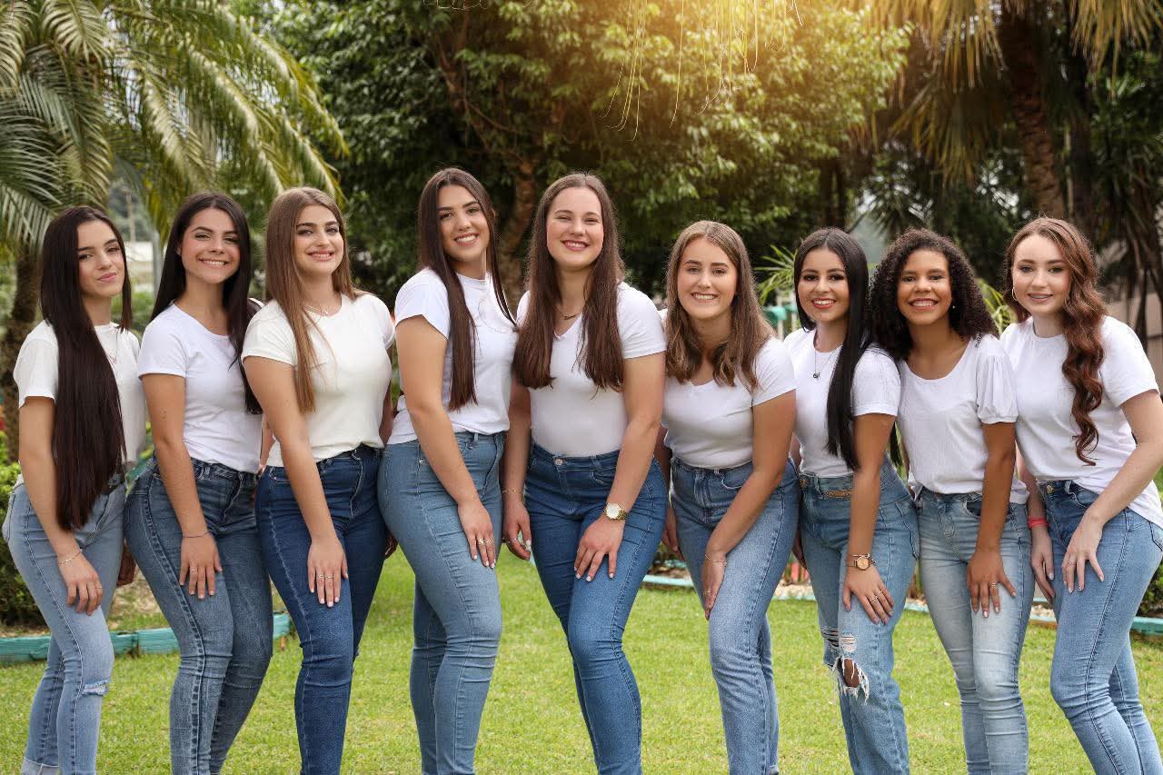 Candidatas a soberanas em Sul Brasil (Foto: Divulgação)