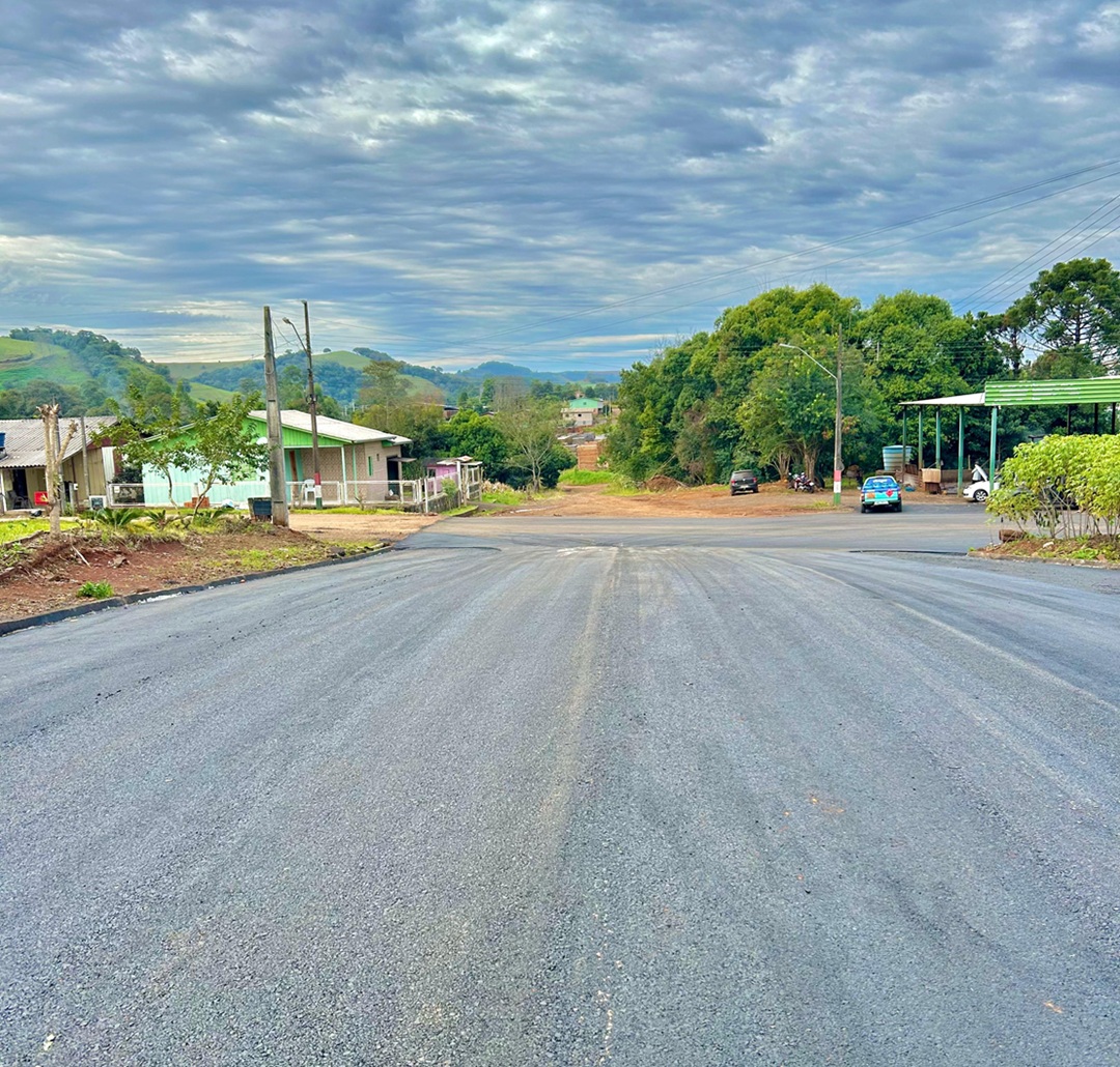Infraestrutura urbana é reforçada com pavimentação de mais de 2 mil m² em União do Oeste (Foto: Ascom)