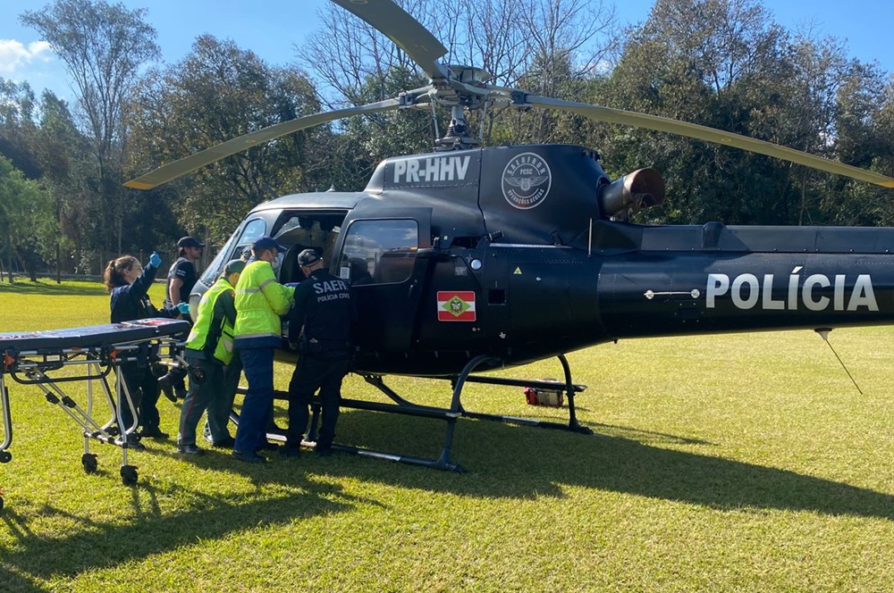 Motociclista sofre ferimentos graves em Serra Alta