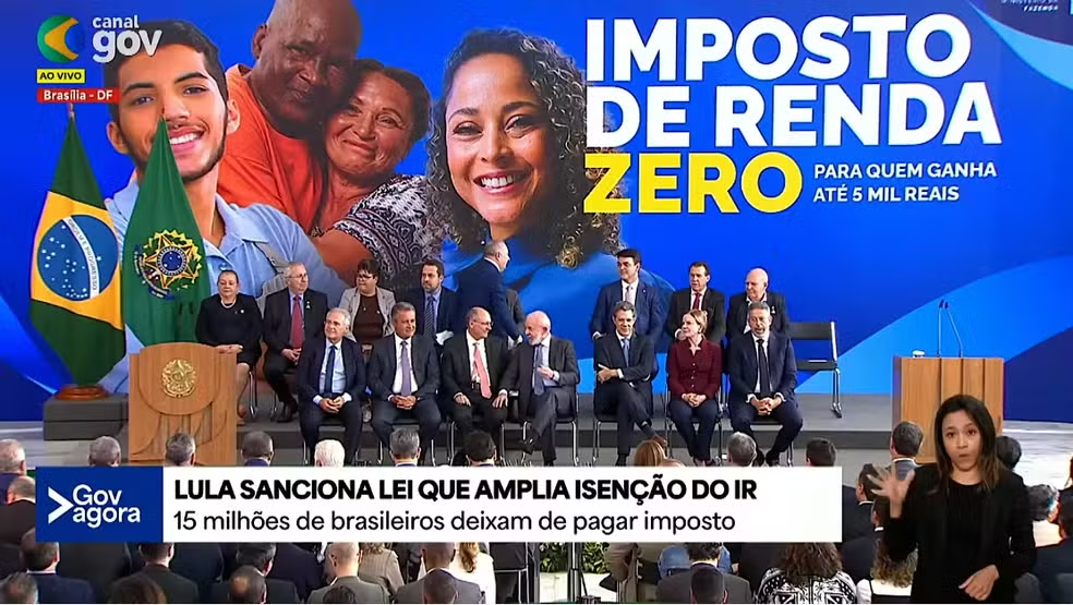 Lula sanciona isenção de IR para quem ganha até R$ 5 mil